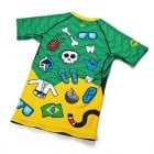 Рашгард - Ground Game - RASHGUARD COPACABANA SHORT SLEEVE Рашгард - Ground Game - RASHGUARD COPACABANA SHORT SLEEVE